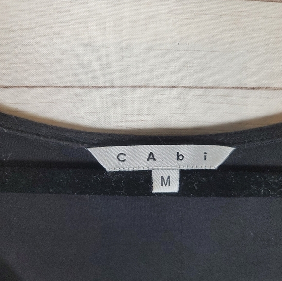 CAbi After Five Faux Wrap Dress in Black, sz Medium - Picture 5 of 13